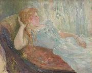 Berthe Morisot Liegendes Madchen oil